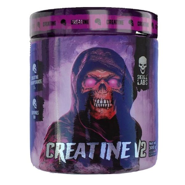Skull Labs Creatine, Unflavored, 300 Gm, Energy Production, 4.5 g of creatine monohydrate