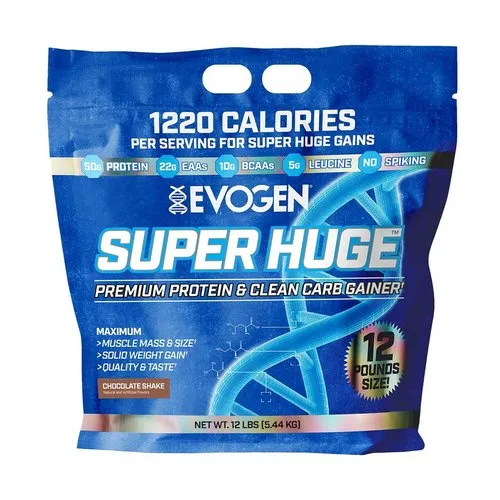 Evogen Super Huge Premium Protein Clean Carb Gainer, 5.44Kg