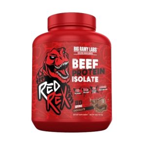 Big Ramy Labs Red Rex Beef Protein Isolate, Chocolate, 4 LB, 24 Gm Protein