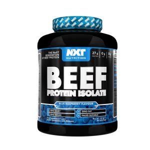 NXT Nutrition Beef Protein Isolate, Blue Raspberry, 1.8 Kg, Rich in pure protein